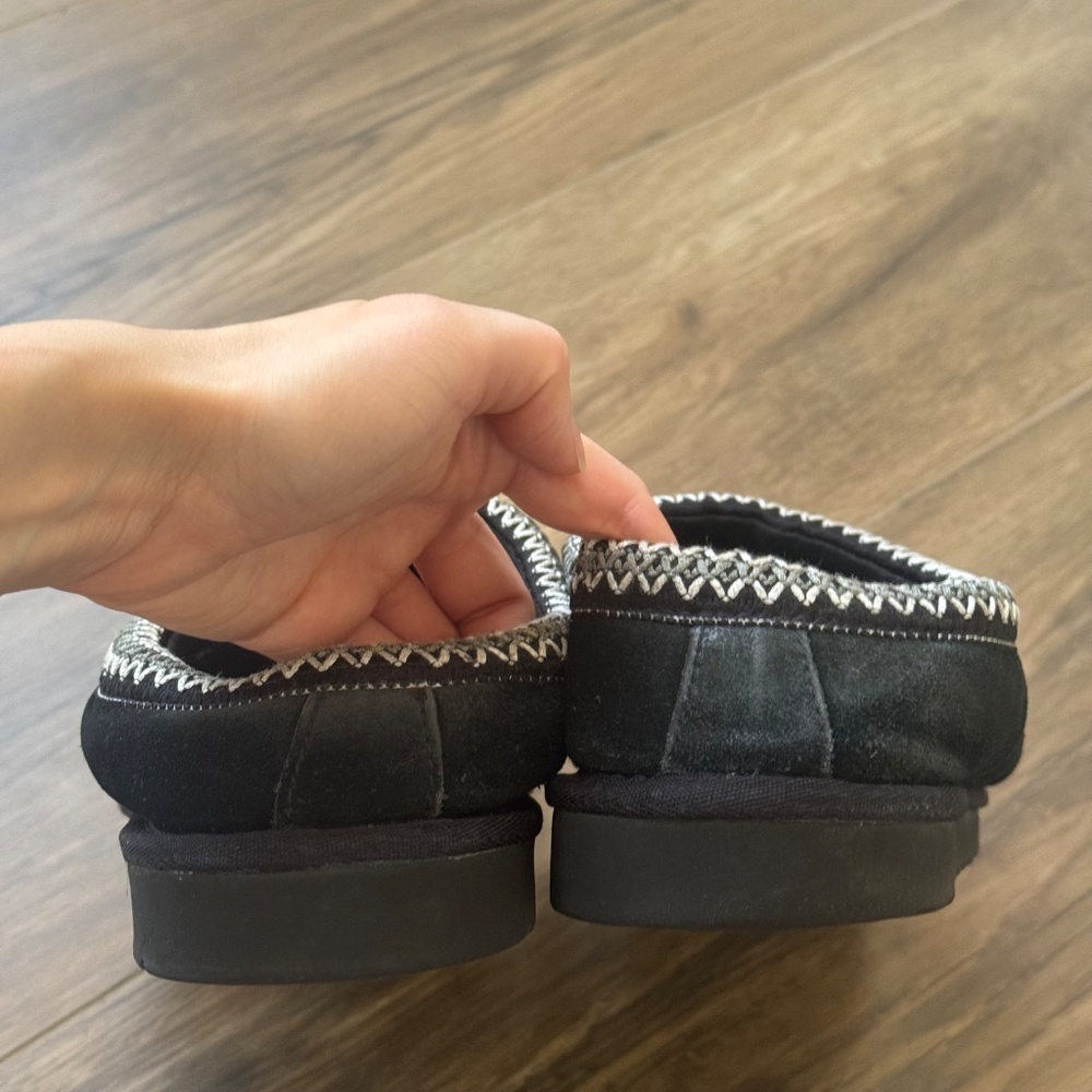 UGG Black Embroidered Tasman II Slipper - Picture 6 of 8